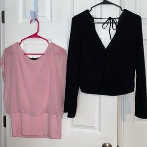 🔥 BOGO SALE!  2 beautiful tops Sz Small